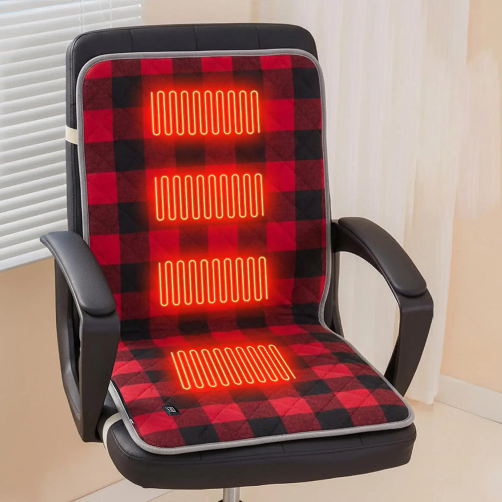 5V USB Heating Pad 45x90cm – 3 Temperature Settings Electric Warmer for Car Seat, Office & Home