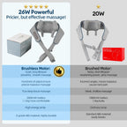 Foreverlily 26W Wireless Neck & Shoulder Kneading Massager Shawl – Trapezius & Cervical Relief