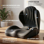 Ergonomic Memory Foam Seat Cushion – Lumbar Support for Office Chair & Car