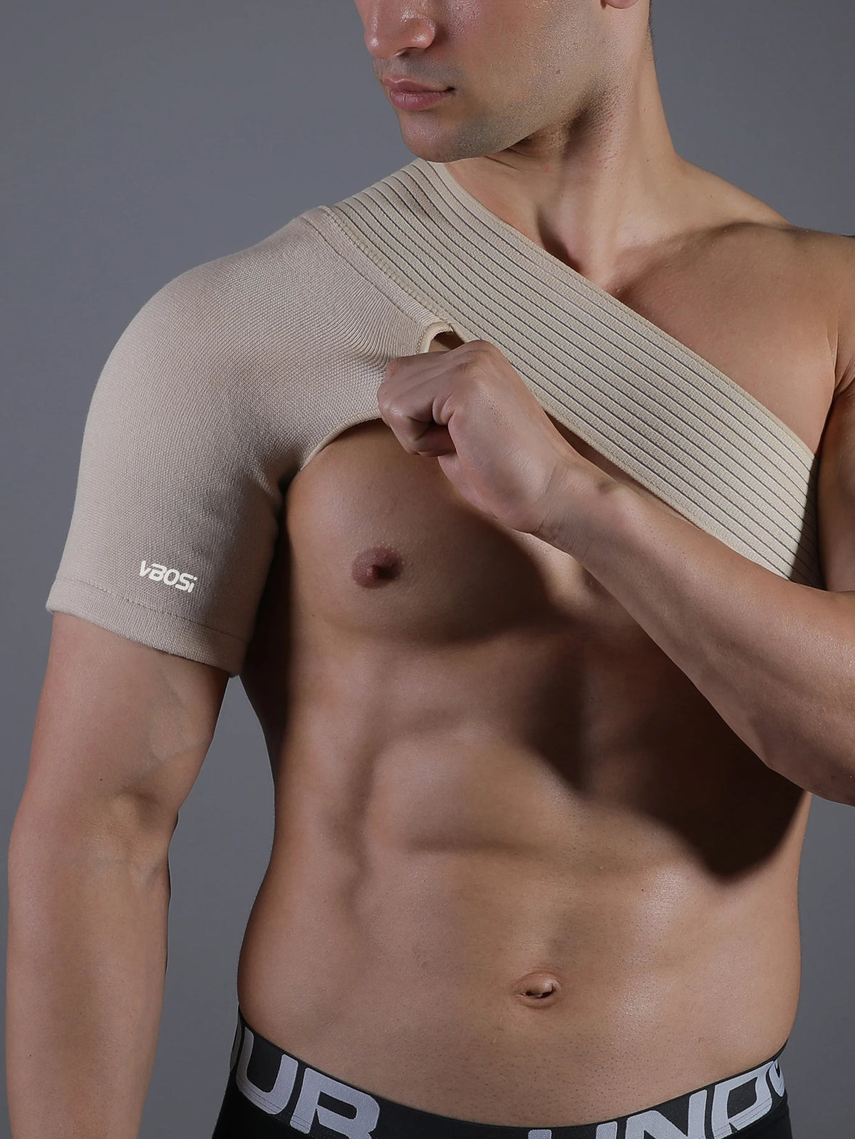 VBOSi Breathable Elastic Shoulder Support Brace – Upper Back Brace for Posture & Pain Relief