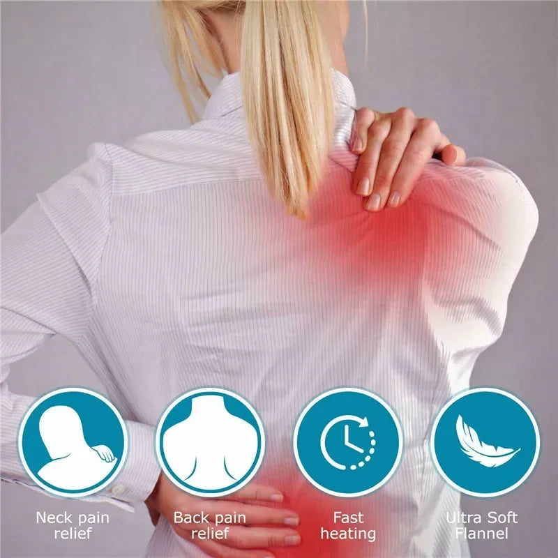 Winter Electric Heating Pad – Moist Neck, Back & Shoulder Warmer with Pain Relief Heat Therapy