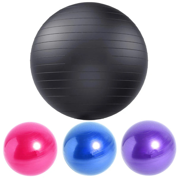 Yoga Balance Ball – Anti-Burst Pilates Exercise Ball for Home Fitness, Pregnant Women & Rehabilitation (55/65/75/85cm)