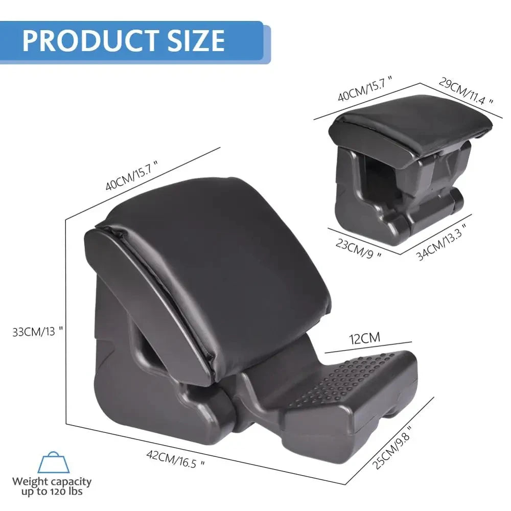 Home Office Under Desk Car Footrest Ergonomic Foot Stool Angle Height Adjustable Foot Rest with 3 Functional Modes