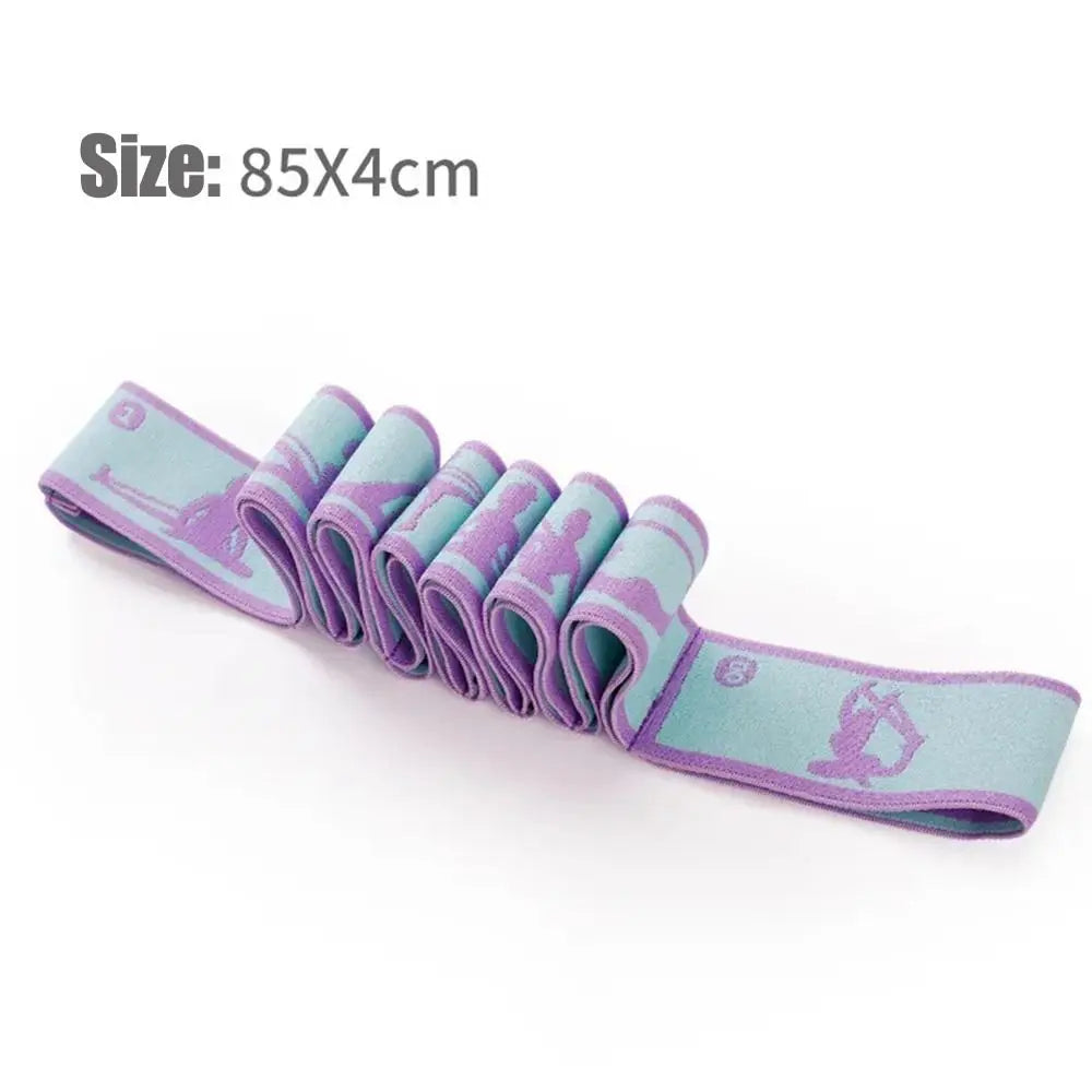 Yoga Stretching Belt – Elastic Dance Resistance Band & Pull Strap for Home Pilates, Fitness & Sport