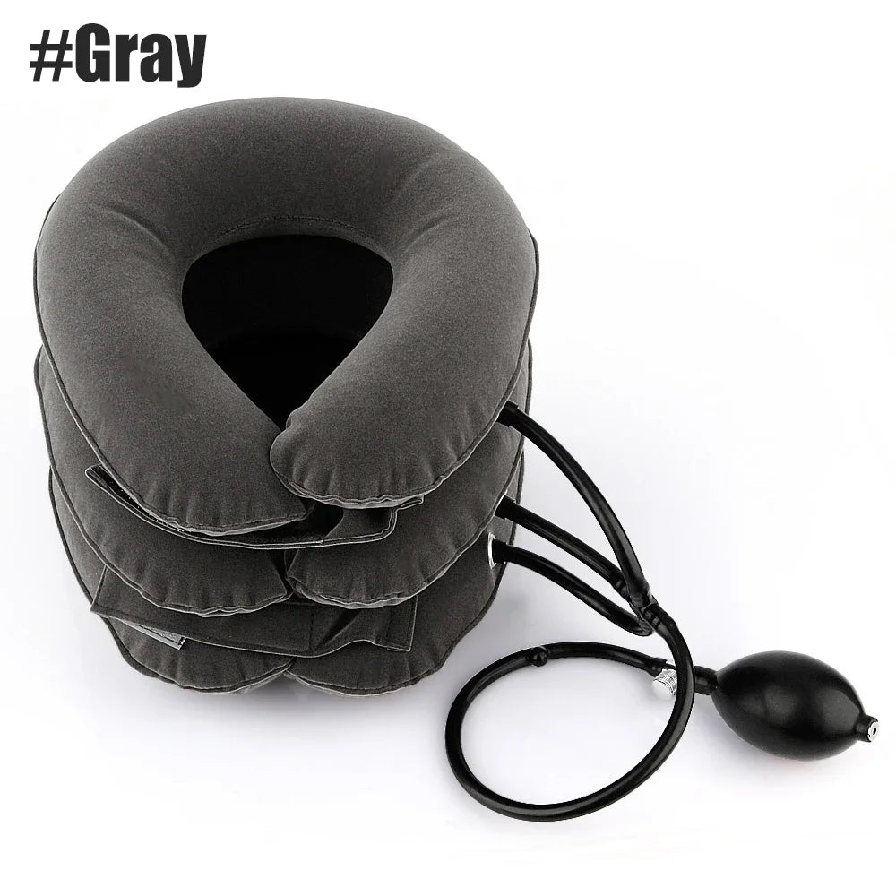 Inflatable Cervical Traction Device – Neck Decompression Stretcher