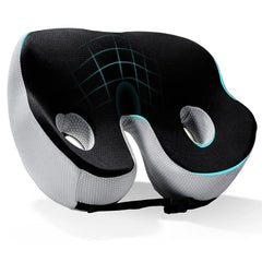 Large Memory Foam Seat Cushion – Sciatica & Tailbone Pain Relief, Non-Slip