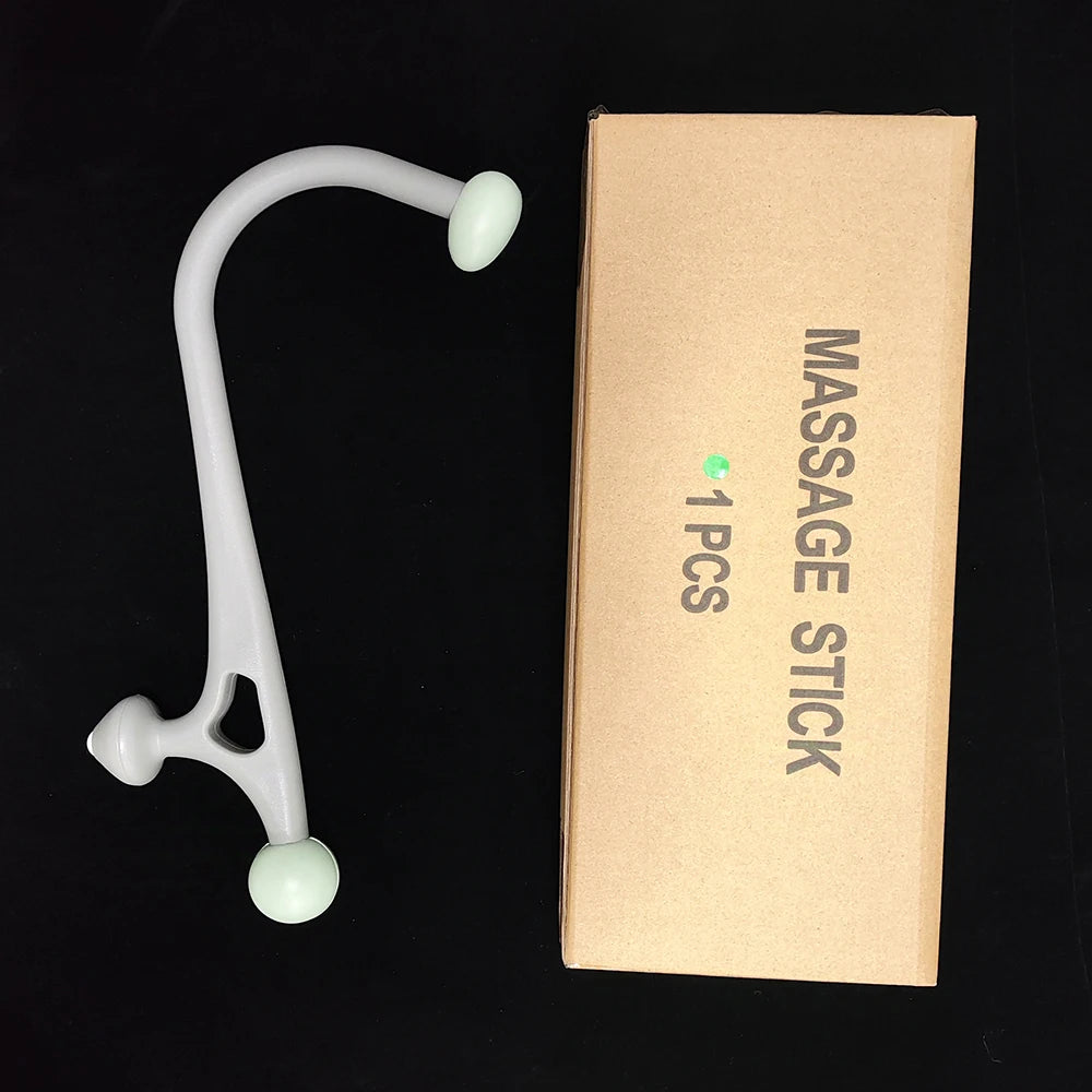 Trigger Point Massage Gun for Pain Relief Handle Back Neck Hook Fibromyalgia Pain Relief Portable Manuel Shoulder Massager