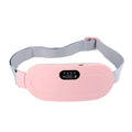 Electric Period Cramp & Waist Massager – Vibrating Heating Belt for Menstrual & Abdominal Pain Relief