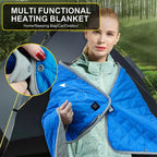 Electric Heating Blanket – 3-Level Adjustable Sleeping Mat with 6 Heating Zones for Indoor & Outdoor Use