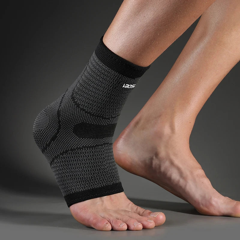 Elastic Adjustable Ankle Foot Support Brace – Men & Women Sports Safety Gym Ankle Guard