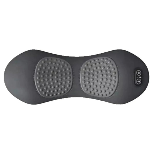 Okayso 3-in-1 Lumbar Support Pillow – Adjustable Height Back Massager & Heated Memory Foam Waist Pillow