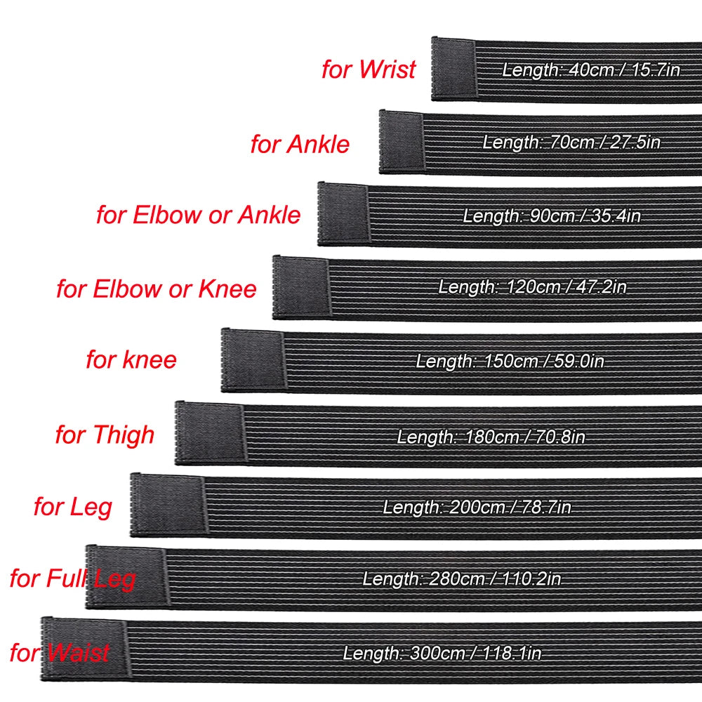 TIKE Elastic Breathable Wrap Ankle Support Brace Compression Knee Elbow Wrist Ankle Hand Support Wrap Gym Sports Bandage Strap