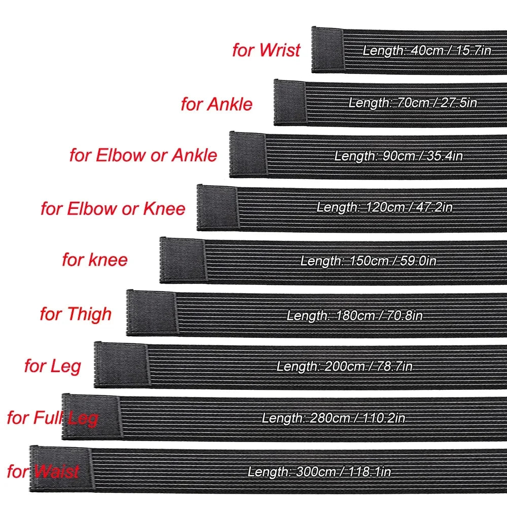 Elastic Breathable Sports Compression Wrap – Multi-Joint Bandage Strap