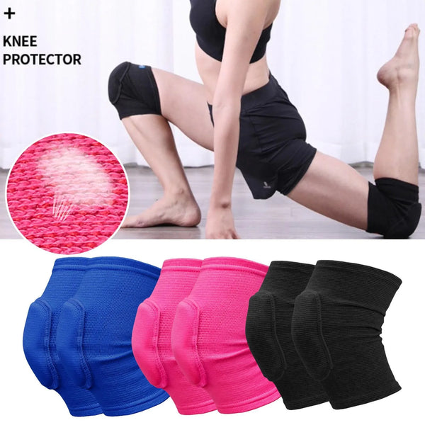 Sports Compression Knee Pads – Elastic Thickened Sponge Knee Brace for Dancing, Workout & Training