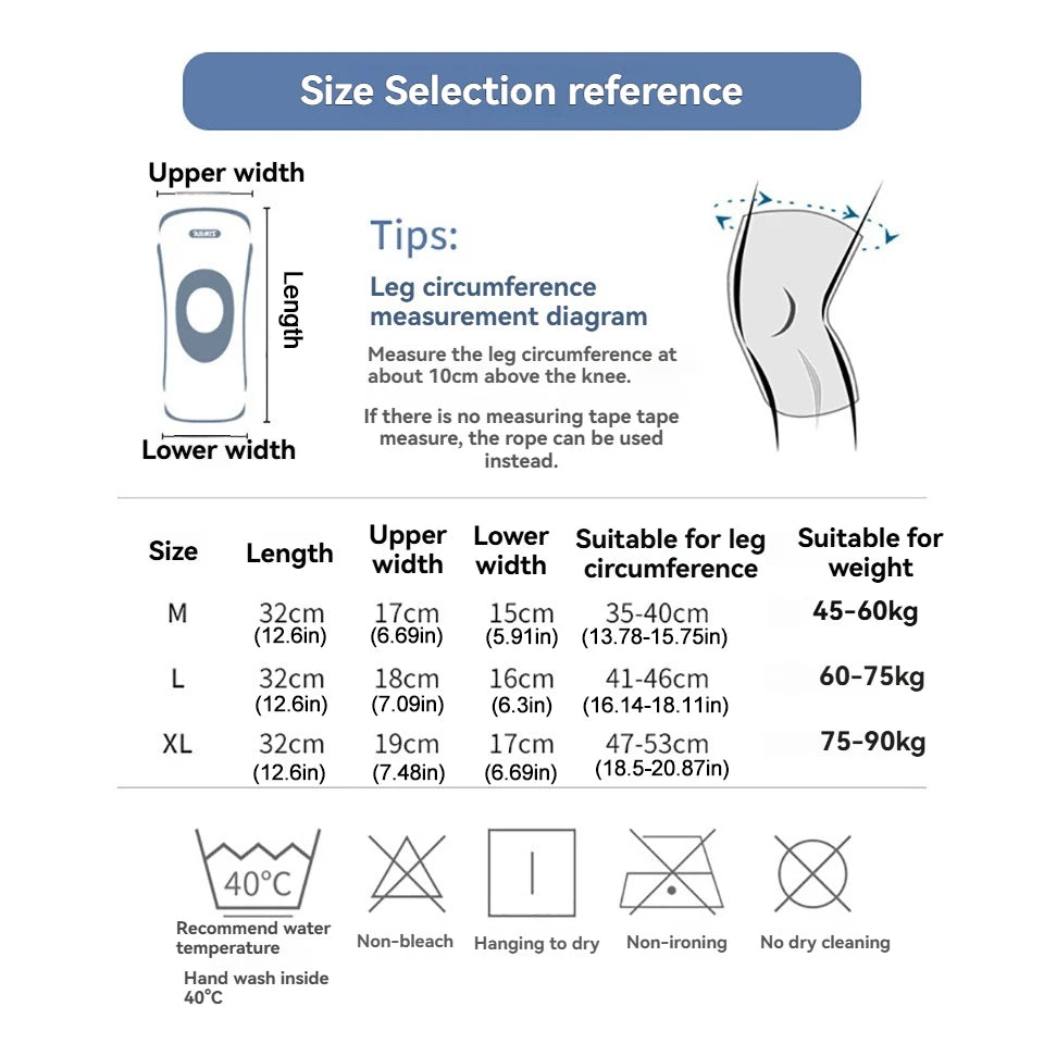 AOLIKES Compression Crossfit Knee Sleeve – Elastic Sport Brace with Long Straps & Silicone Gel for Basketball & Cycling