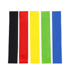 TPE Yoga Resistance Bands – Colorful Elastic Bands for Home Fitness, Pilates & Strength Training