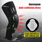 1Pair Sports Crashproof Knee Support Pad Elbow Brace Arm Leg Compression Sleeves Outdoor Basketball Football Bicycle Protector