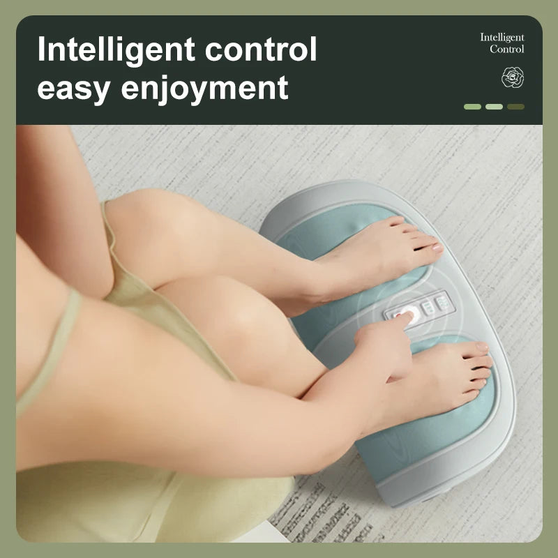 Electric Foot Massager with Heat – Kneading Plantar Fasciitis Treatment for Foot & Calf | Gift for Parents