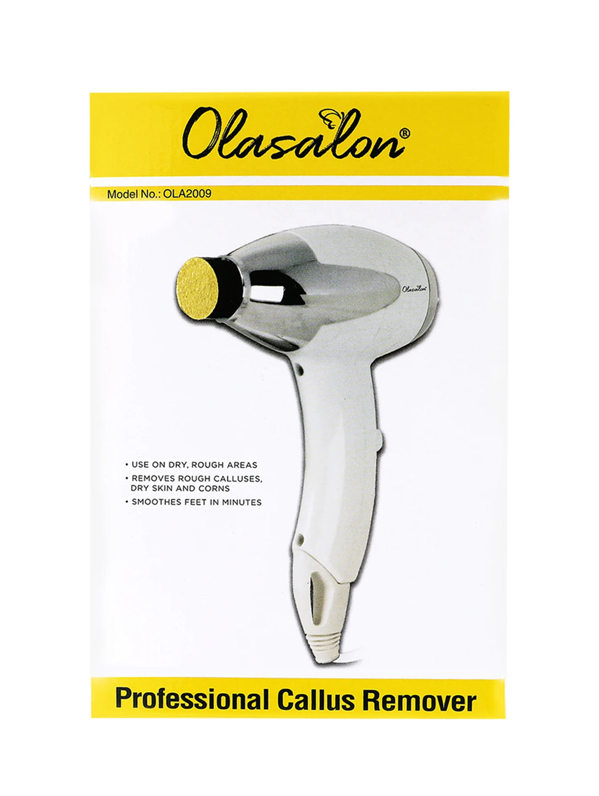 OLASALON Electric Foot Callus Remover – Waterproof Pedicure Tool Set for Callus Removal (110V US Plug)