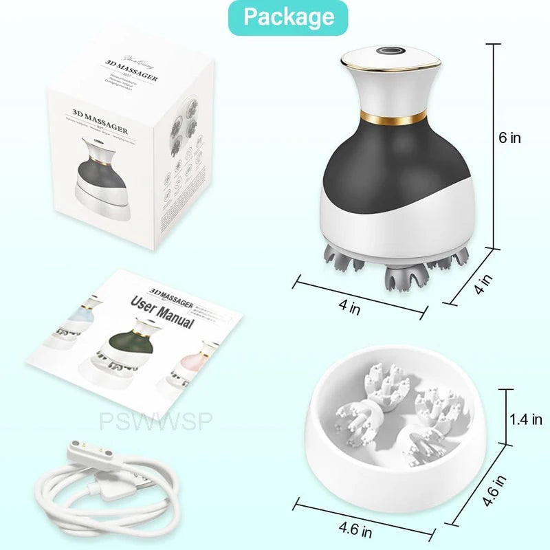 Portable Electric Scalp Head Massager