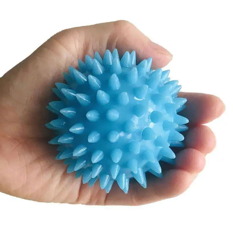 Finger Grip Strengthener & Spiky Massage Ball – Rehab Therapy Hand Grip for Elderly, Wrist & Finger Strength Training