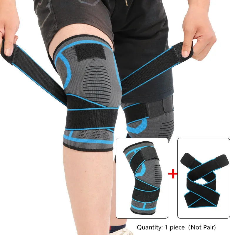 Nylon Sport Knee Brace – Joint Compression Support for Running, Fitness, Weightlifting, Cycling & Basketball