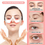3D Red Light EMS Eye Massager Glasses – Dark Circles, Puffiness & Wrinkle Reduction Eye Care Device