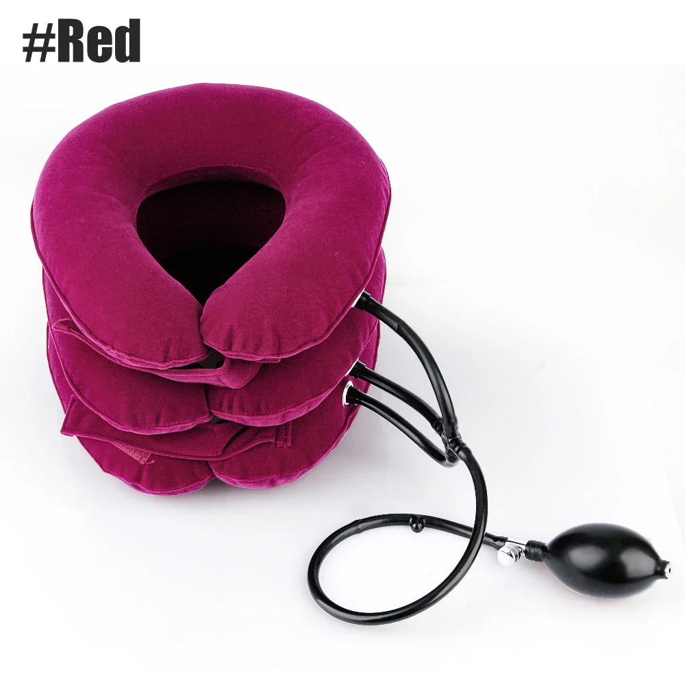 Inflatable Cervical Traction Device – Neck Decompression Stretcher