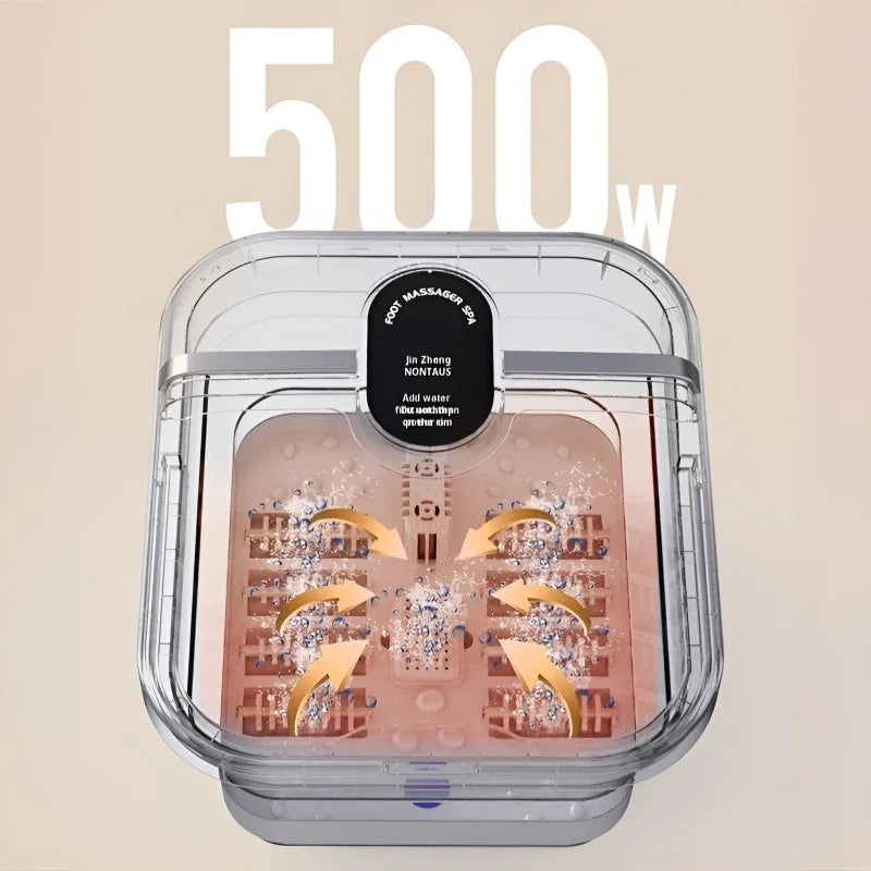 Folding foot bath bucket Portable Automatic Home electric massage foot bath Heating and constant temperature fully automatic