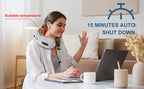 HEALTENCE 3D Shiatsu Neck Massager – U-Shaped Vibrating Pillow