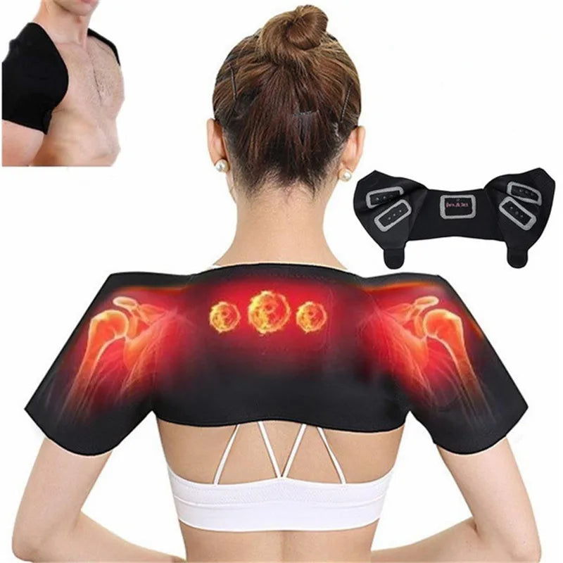 Tourmaline Self-Heating Shoulder Pad – Far Infrared Pain Relief Belt