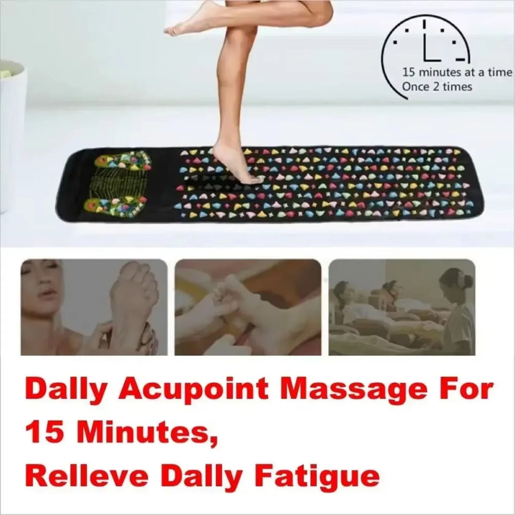 Acupressure Foot Reflexology Massage Pad – Health Care Walking Pressure Pad for Foot Massager