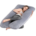 G-Shape Full Body Pregnancy Pillow with Removable Cover