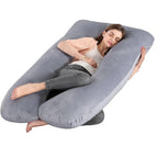 G-Shape Full Body Pregnancy Pillow with Removable Cover