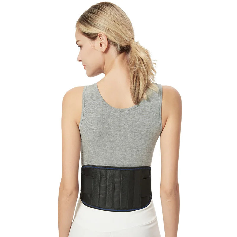 Magnetic Self-Heating Lumbar Support Belt – Thermal Waist Therapy Brace