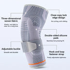 1Pcs Elbow Pads Silicone Compression Elbow Protection Sports Injuries 3D Knit Adjustable Elbow Support Tennis Basketball Unisex