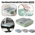 HEALTENCE 3-Zone Memory Foam Lumbar Cushion – Ergonomic Posture Support