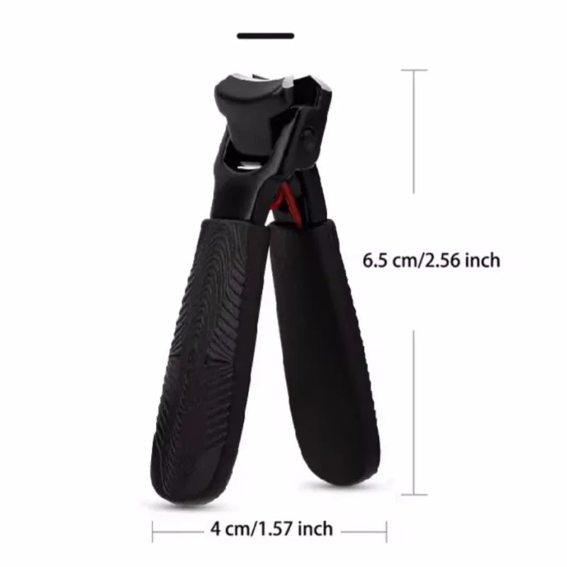 Professional Stainless Steel Nail Clippers Set for Thick Nails Anti-Splash Sharp Trimmer Nail Pedicure Manicure Tools for Men