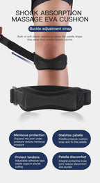 Patellar Tendon Knee Support Strap – Shock Absorption Brace & Sleeve