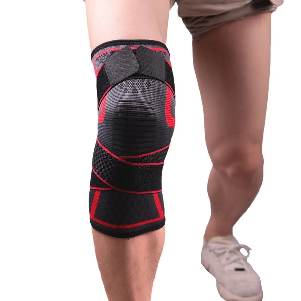 Nylon Sport Knee Brace – Joint Compression Support for Running, Fitness, Weightlifting, Cycling & Basketball