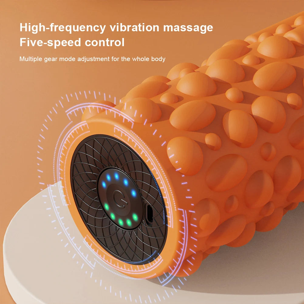 Electric Vibrating Foam Roller - Yoga Massage Column