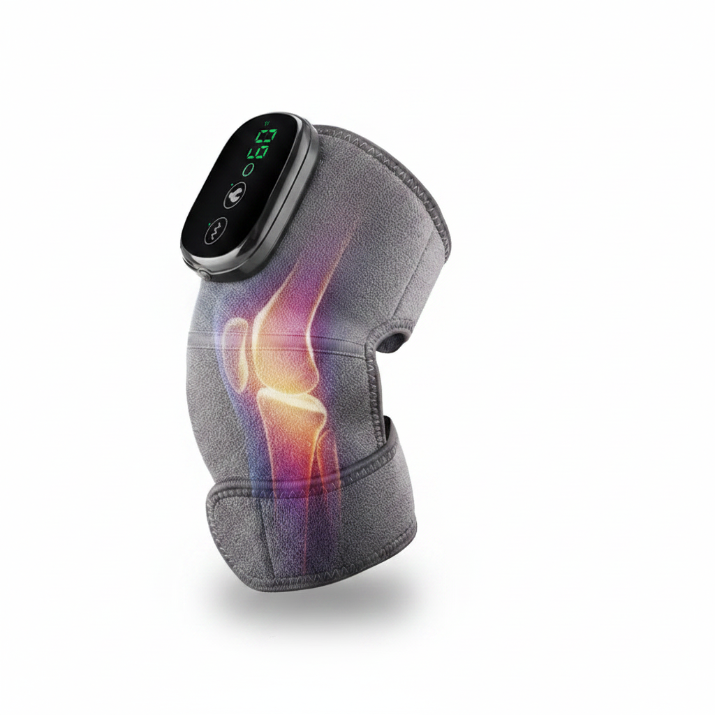 Electric Knee Pad Massager – Fast Heating Vibration with 5000mAh Battery for Knee, Shoulder & Elbow Joint Relief