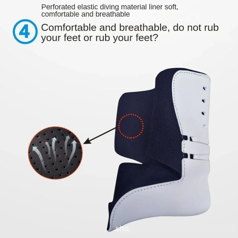 Drop Foot Orthosis – Adjustable Left & Right Ankle Sprain Stabilizer for Hemiplegia & Rehabilitation