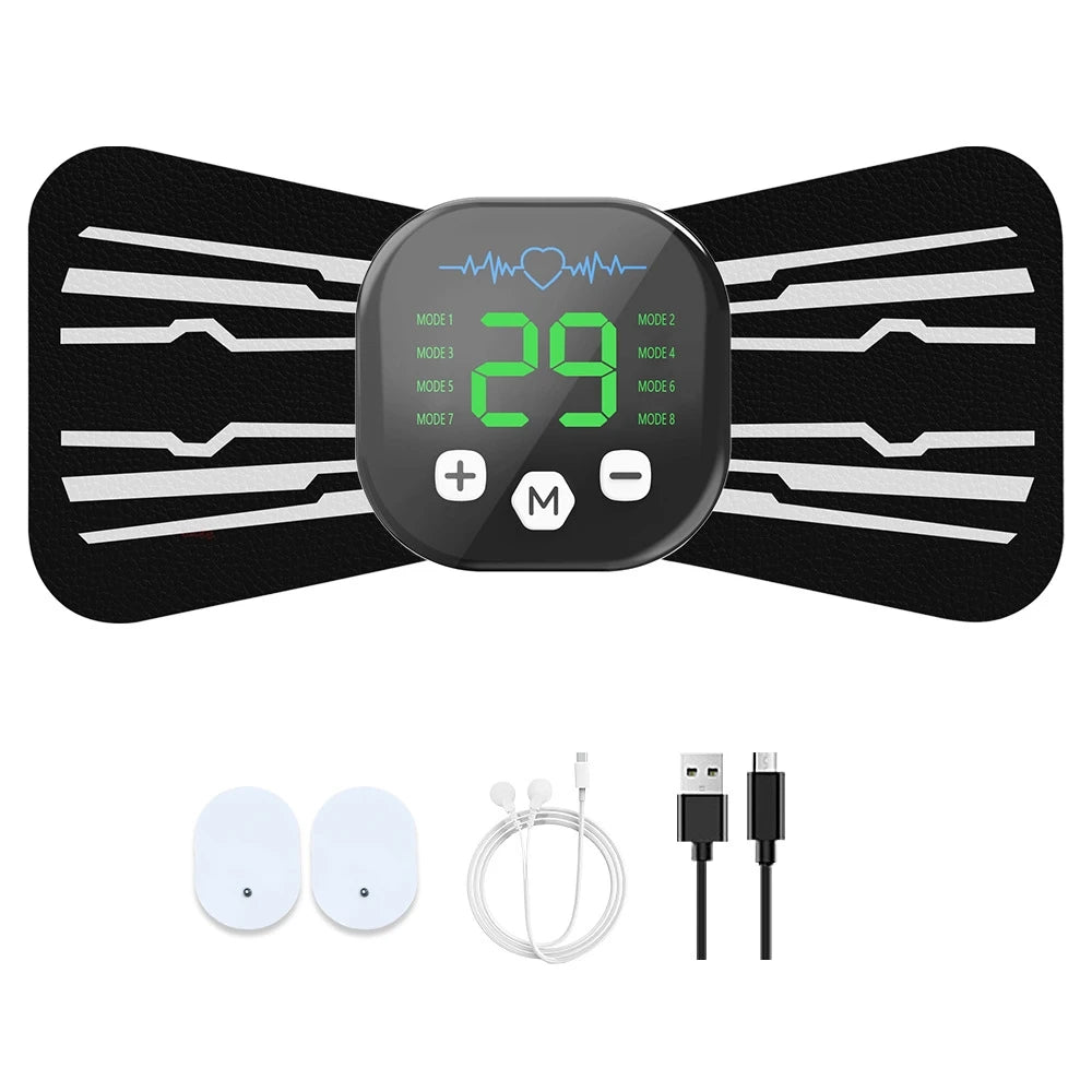 EMS Neck & Shoulder Massager – Portable TENS Pulse Therapy Device
