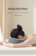 Memory Foam Face Down Prone Pillow – Ergonomic Headrest for Massage & Salon
