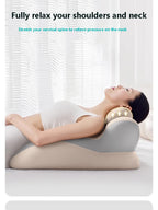 Wedge Memory Foam Pillow – Ergonomic Neck & Back Support