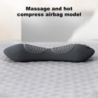 Okayso 3-in-1 Lumbar Support Pillow – Adjustable Height Back Massager & Heated Memory Foam Waist Pillow