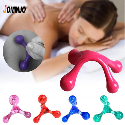 4-Legged Handheld Acupressure Self Massager – Deep Tissue Back Trigger Point Pressure Tool