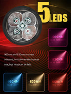 Red Light Therapy Wand – 5 Wavelengths Pain Relief & Acne Treatment