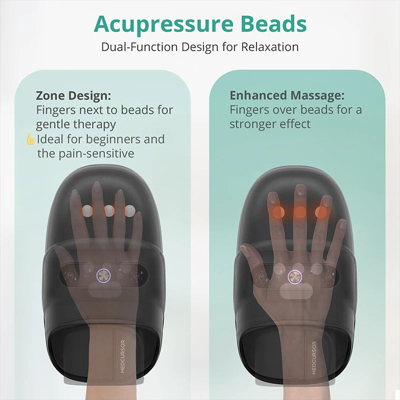 Wireless Hand Massager – Air Compression & Hot Compress Acupoint Relief